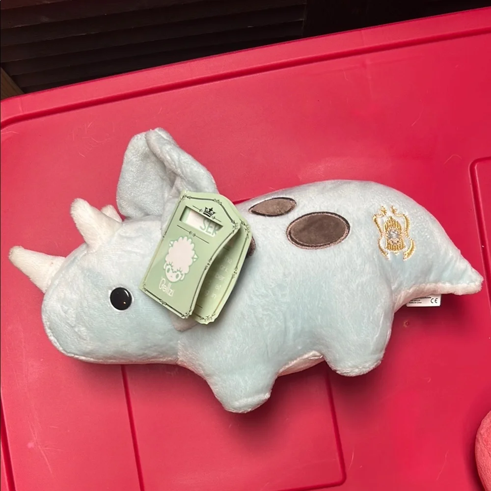 Bellzi Dinosaur Plush Toy Set - Green, Blue, Red, Tan NWT - Picture 4 of 5